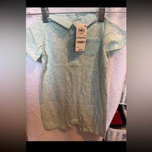 Mint Green Kids Romper